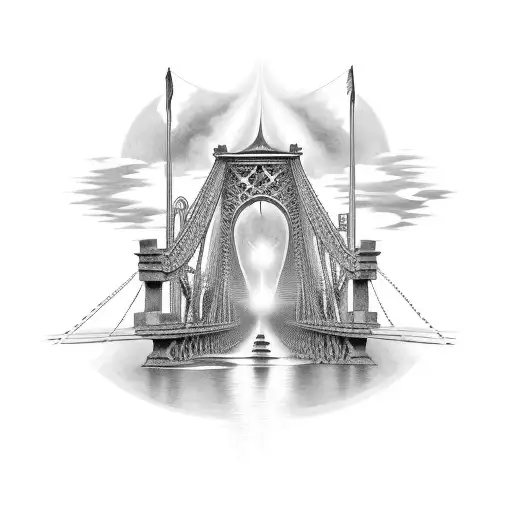 may the bridges you burn light the way tattoo design idea