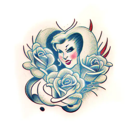 heartbreak tattoo design idea