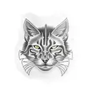 hellcat logo tattoo design idea