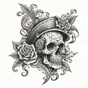 fool in love tattoo design idea