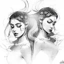 gemini tattoo design idea