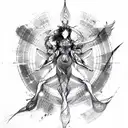 gemini tattoo design idea