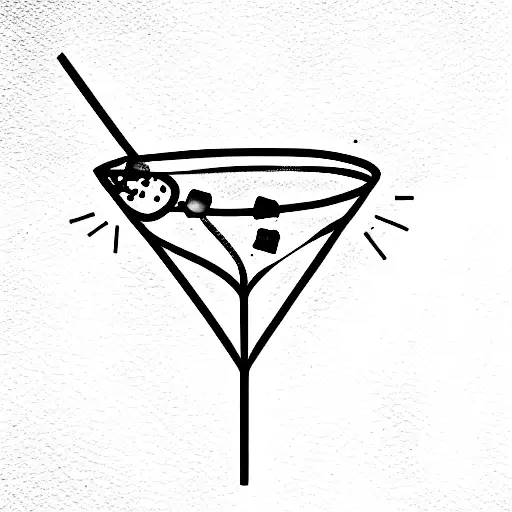 spooky martini glass tattoo｜TikTok Search