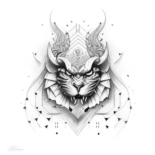 sin of pride tattoo design idea