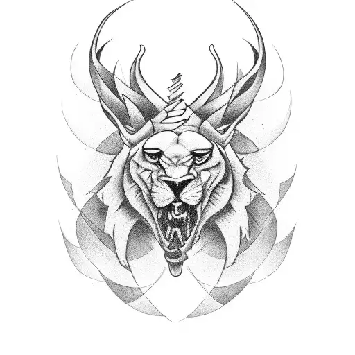 sin of pride tattoo design idea