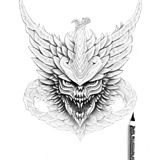 kukulkan tattoo design idea