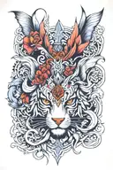 P tattoo design idea