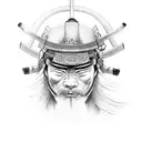 samurai ronin tattoo design idea