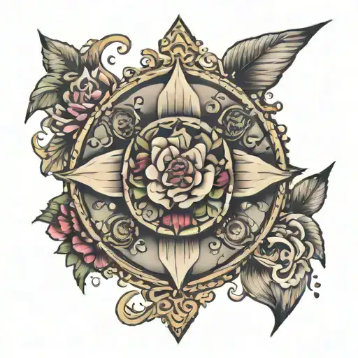 Psalms 23:4 surrounding tattoo design idea