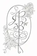 psalm 23:4 tattoo design idea