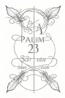 psalm 23:4 tattoo design idea