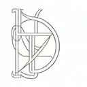 sigma male symbol tattoo design idea