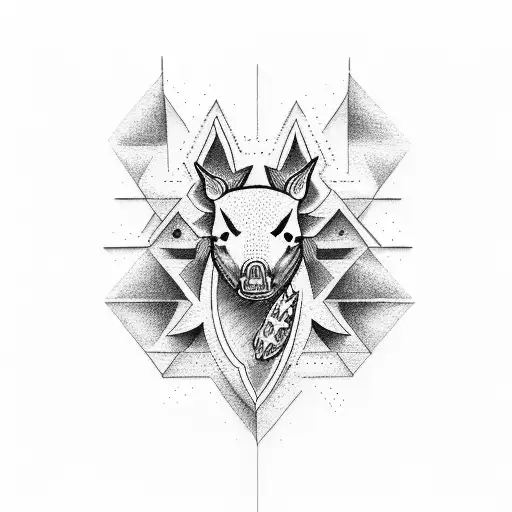 state of Arkansas themed  tattoo design idea