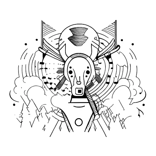 Wirte DJ Monique tattoo design idea