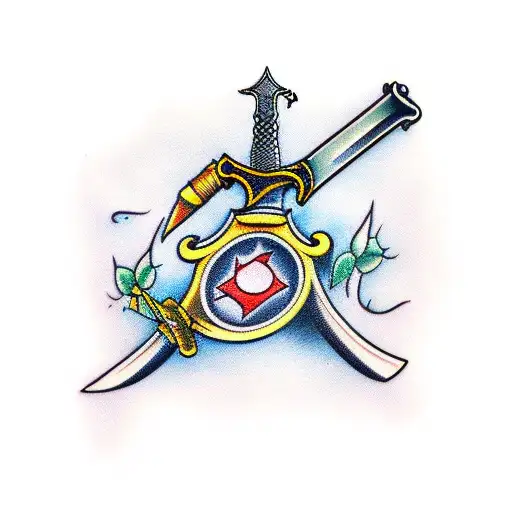 Sword tattoo design idea