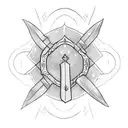 Sword tattoo design idea