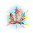 Maple Leaf tattoo design idea