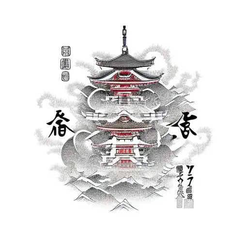 Coordinates with design tattoo design idea