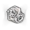 brick wall tattoo design idea