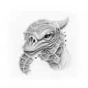 brick wall tattoo design idea