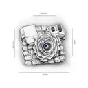 brick wall tattoo design idea