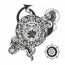 A tattoo design incorporating symbols representing the 8 negative emotions (क्रोध, लोभ, मोह, मद, मत्सर, घृणा, ईर्ष्या, द्वेष एवं भय) tattoo design idea