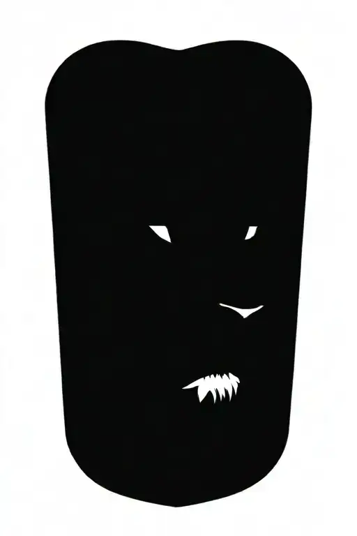 Lion roaring tattoo design idea