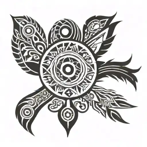 Native american and somaon  tribal  meanings  tattoo design idea