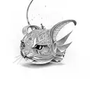 pinky name tattoo design idea