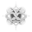 Infinity Symbol tattoo design idea