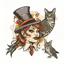 The Boss And The Bichota tattoo design idea