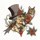 The Boss And The Bichota tattoo design idea