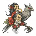 The Boss And The Bichota tattoo design idea