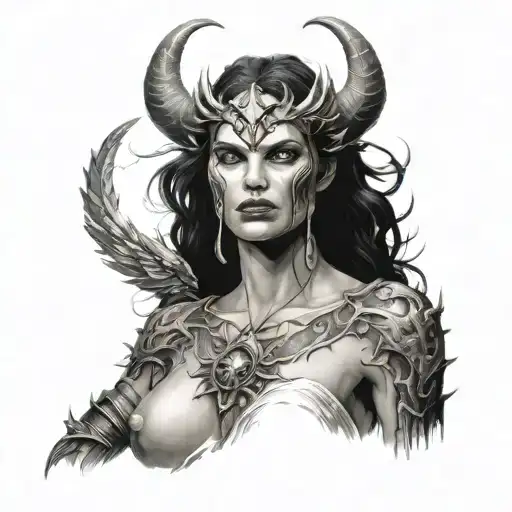 diablo 4 lilith tattoo design idea