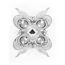 gothic stain glass window  tattoo design idea