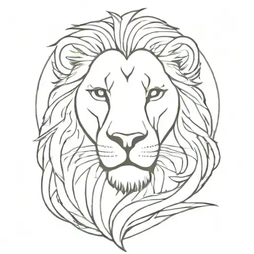 Aslan tattoo design idea