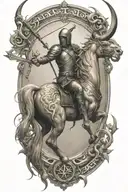 sagittarius scorpio locked in battle tattoo design idea