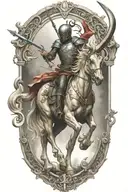 sagittarius scorpio locked in battle tattoo design idea