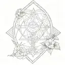 Holy Trinity  tattoo design idea