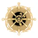 unique one piece pirate king symbol tattoo design idea