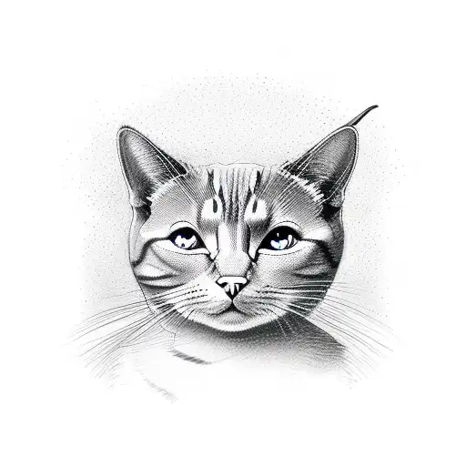 schroedinger cat inside The box tattoo design idea