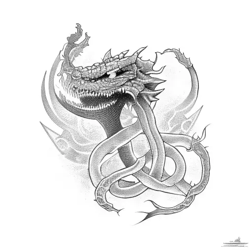 jormungandr  tattoo design idea