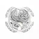 jormungandr  tattoo design idea