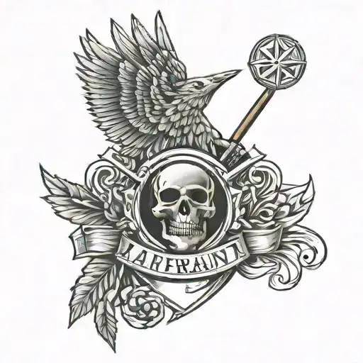army warrant tattoo design idea