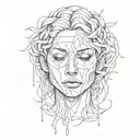deep emotion expliosion tattoo design idea