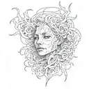 deep emotion expliosion tattoo design idea