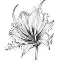 daylilies tattoo design idea