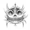 nightmare before Christmas  tattoo design idea