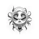 nightmare before Christmas  tattoo design idea