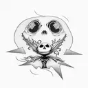 nightmare before Christmas  tattoo design idea